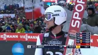 PŚ Willingen 2015  Jakub Janda 135 m 1 seria  2 Konkurs [upl. by Corvin760]