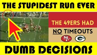 Dumb Decisions The STUPIDEST Run in Divisional Round HISTORY  Packers  49ers 1995 [upl. by Eve]