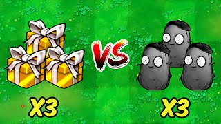 PVZ 1 Hybrid Challenge  3 Golden Plants Box VS 3 Nut Imitater  Who Will Win [upl. by Royd]