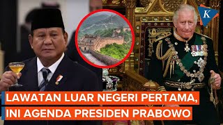 Bocoran Agenda Prabowo Minum Teh Bersama Raja Inggris dan Kunjungi Tembok China [upl. by Nylidnam748]