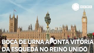 Trabalhistas ganham eleições no Reino Unido diz boca de urna [upl. by Jarita]