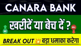 Canara Bank Share Latest News  Canara Bank Share News Today  Canara Bank Share Price Target [upl. by Sarkaria]