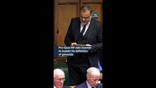 ProGaza MP asks Keir Starmer to explain his definition of genocide  ITV News [upl. by Mosra]