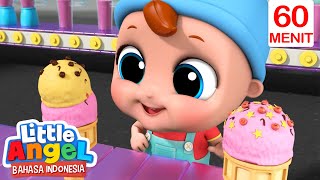 Bayi John Suka Es Krim  Little Angel Bahasa Indonesia  Kartun dan Lagu Anak Anak [upl. by Maag]