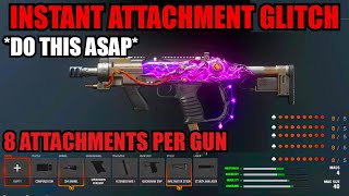 do this asap 8 ATTACHMENTS per GUN INSTANT ATTACHMENT GLITCH BO6 BO6 GLITCHES BO6 BETA GLITCH [upl. by Ynes372]