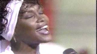 Whitney Houston sings the National Anthem  Star Spangled Banner [upl. by Adnahcir]