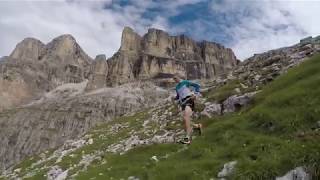 Davide Magnini descida Dolomyths run 2018 [upl. by Hoffmann]