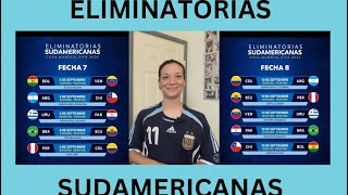 Eliminatorias Sudamericanas doble fecha de septiembre calendario y horarios [upl. by Cid70]