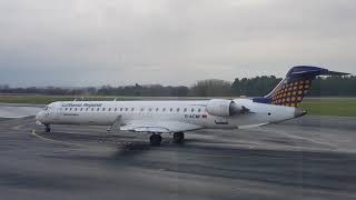 Saisoneröffnung am Flughafen Heringsdorf Lufthansa Bombardier CRJ900 [upl. by Ibot]