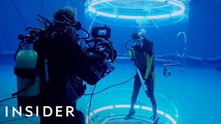 How The Meg Shot Its Underwater Shark Attack Scenes  Movies Insider [upl. by Swanson468]