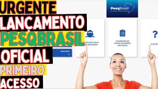 LANÇAMENTO DO NOVO SISTEMA PESQBRASIL RGP [upl. by Anamuj]