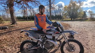 Trail Riding  Blakes New Dirt Bike 2023 GPX TSE 300R [upl. by Clevie]