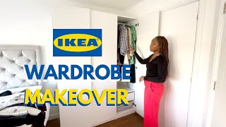 Wardrobe Makeover  IKEA PAX Wardrobe IKEA IDANAS Wardrobe TaskRabbit DRAMA [upl. by Hilel583]