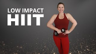 20 MIN LOW IMPACT HIIT with WEIGHTS  FULL BODY Workout EMOM [upl. by Attennod324]