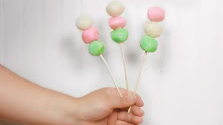 Quick amp Easy Dango Recipe TITIampNIA 🍡 [upl. by Otinauj]