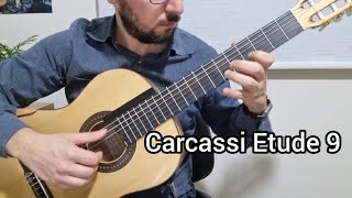 Carcassi Etude No 9 Op 60 [upl. by Ecinaj]