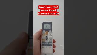 Troubleshooting Fujitsu DC Inverter Air Conditioner Lights Blinking Issue Solution Needed [upl. by Dumm]