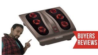 HoMedics Triple Action Shiatsu Foot Massager Customers Reviews [upl. by Bailie]