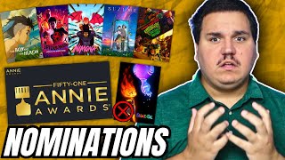 2024 Annie Awards Nominations REACTION DISNEY SHUT OUT [upl. by Ahsenra605]