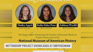 Bettendorf middle schoolers to have project showcased at Smithsonian [upl. by Arhaz]