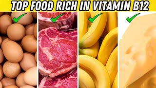 Top best Foods Rich in Vitamin B12  Foods Rich In Vitamins [upl. by Deerdre]