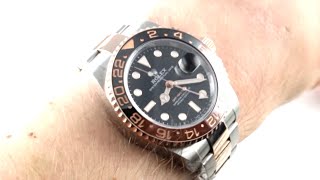 2018 Rolex GMTMaster II quotRoot Beerquot 126711CHNR Luxury Watch Review [upl. by Pronty252]