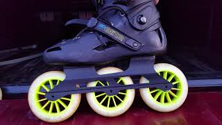 Roller Derby Elite Alpha 125mm 3Wheel Inline Skate review [upl. by Rob]