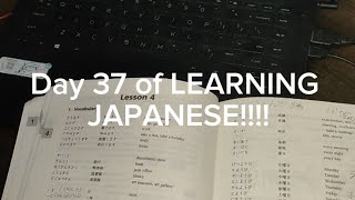 DAY 37 OF LEARNING JAPANESE anime study japanese [upl. by Muhan]