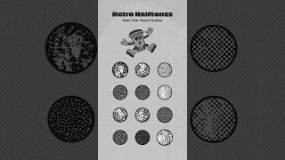 Retro Halftone Brushes art retro brushes [upl. by Medrek968]