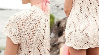 14 Lace Tunic Vogue Knitting SpringSummer 2011 [upl. by Sloatman]