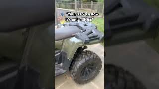 Power to weight ratio quads offroad4x4 atv 4x4 mods [upl. by Annailuj470]