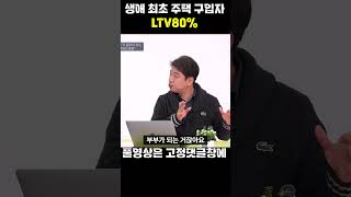 생애최초 주택구입자금대출 LTV80 최대6억까지 shorts [upl. by Ethelin592]