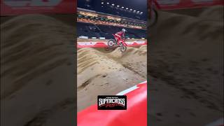 Jetts crazy save at press day in supercross of Paris mx supercross [upl. by Fania408]