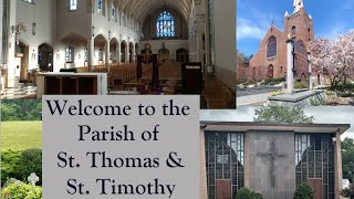 Nov 24th 1030am Mass 34th Sunday in Ordinary Time Parish of St Thomas amp Timothy [upl. by Nimajeb]