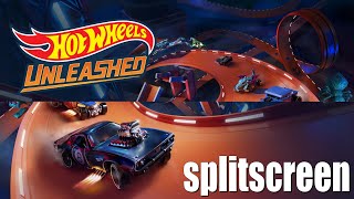 Splitscreen in Hot Wheels Unleashed single PC multiplayer [upl. by Larok]