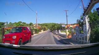 Driving from Skiathos town to Koukounaries [upl. by Ailerua]