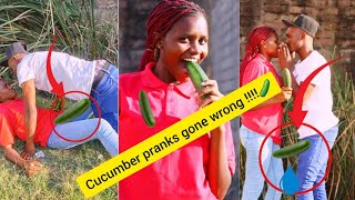 TWENDE HAPA KWA NAPIER GRASS UNIPEE😂🔞 CRAZY CUCUMBER 🥒 PRANK GONE VIRAL [upl. by Eedyak]