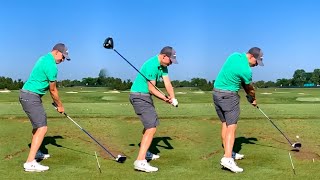 Matt Fitzpatrick Golf Swing  BULLET LOW DRIVER  Full Speed  Slow Motion [upl. by Harimas787]