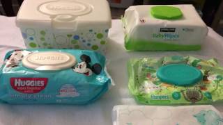 Baby Wipes Review Which Brands HuggiesPampers Kirkland  Cinson888 [upl. by Lucchesi]