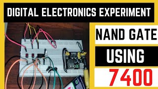 NAND GATE PRACTICAL [upl. by Eillah]