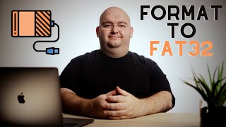 How To FORMAT EXTERNAL DRIVE TO FAT32 [upl. by Norahs]