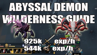 Runescape 3 Abyssal Demon Wilderness Slayer Guide Fast Melee amp Slayer exp [upl. by Feil861]