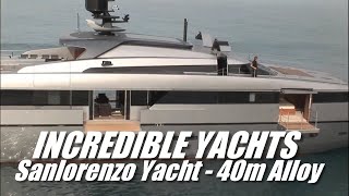 INCREDIBLE YACHTS  Sanlorenzo Yacht  40m Alloy motorboatyachting yachting yacht [upl. by Janine810]