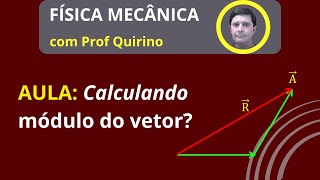 Aula 05  Como calcular o módulo do vetor resultante  Regra do polígono  Lei do cosseno [upl. by Weinreb]