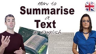 How to Summarise a Text in English  Improve English Comprehension [upl. by Inobe111]