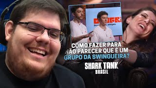 CASIMIRO REAGE TINDER DE AMIZADES E NEGÓCIOS SHARK TANK BRASIL 9ª TEMP  Cortes do Casimito [upl. by Ancell830]