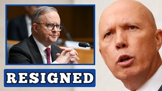 RESIGNED🚫 Albanese Signs his Resignation letter as Dutton Treatens to Leak his Chats with Trump [upl. by Marianne]