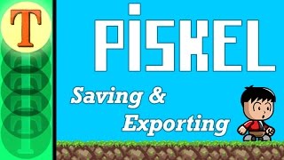 How to Create Pixel Art and Animations with Piskel Tutorial 6  Saving and Exporting [upl. by Bret]