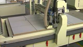 WoodTech CNC Router Cabinet Cutting [upl. by Savihc]