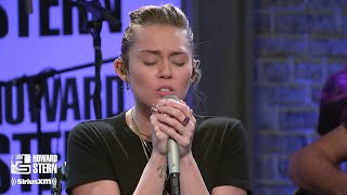 Miley Cyrus “Wrecking Ball” on the Stern Show 2017 [upl. by Rior]